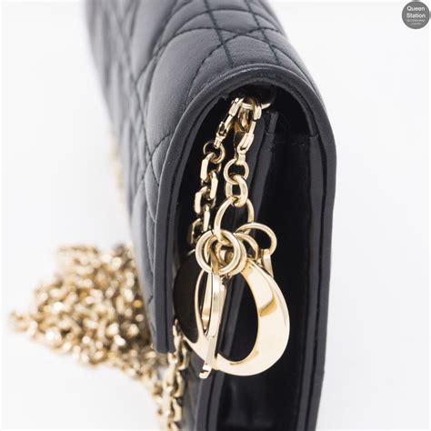 lady dior wallet on chain clutch|christian Dior wallets for women.